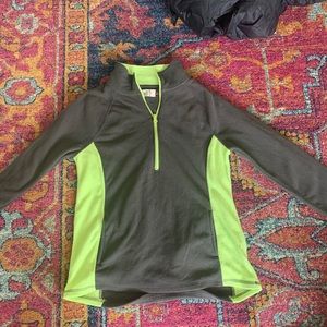 Fleece pullover sweater